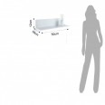 Lamp shelf bedside table "MAGIC SHELF WHITE"